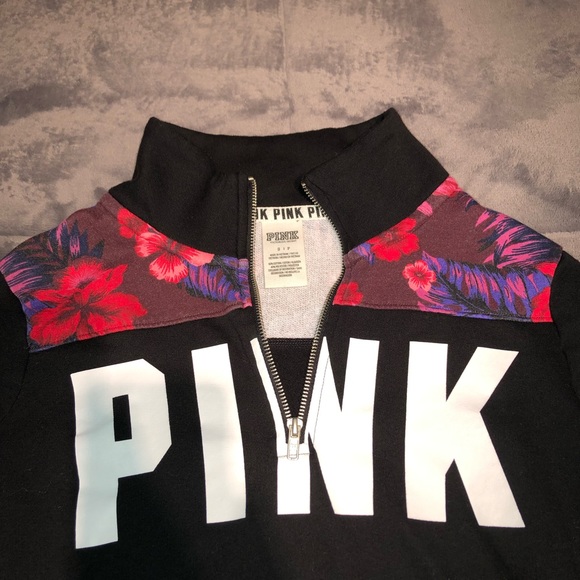 Victoria Secret PINK Quarter Zip - Picture 2 of 3